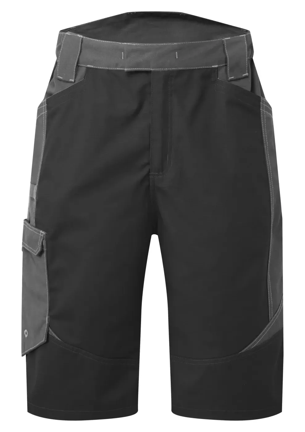 Portwest T748 WX3 industrieel Wasbare Korte Broek Zwart voorkant