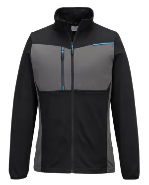 Portwest T756 WX3 Fleece met volledige Rits Zwart voorkant
