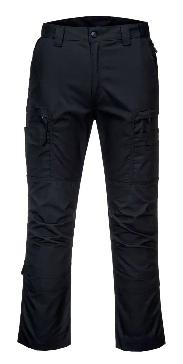 Portwest T802 KX3 Ripstop broek Zwart voorkant