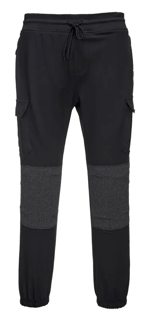Portwest T803 KX3 Flexi Broek Zwart voorkant