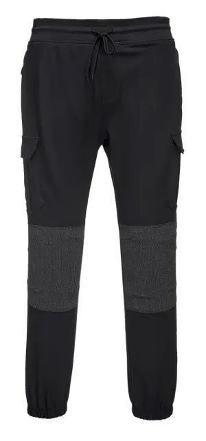 Portwest T803 KX3 Flexi Broek Zwart voorkant