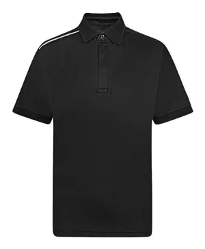 Portwest T820 KX3 Poloshirt Zwart voorkant