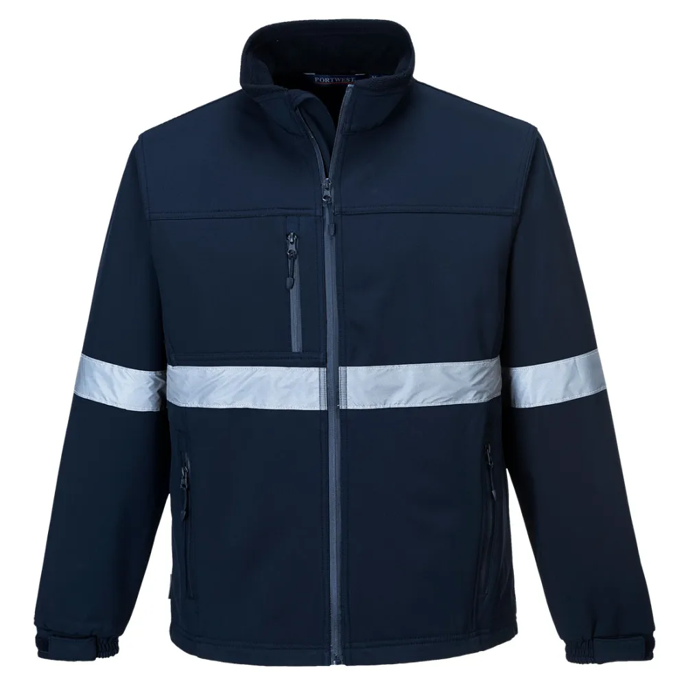 Portwest TK54 IONA Softshell Jack (3L) Marine voorkant