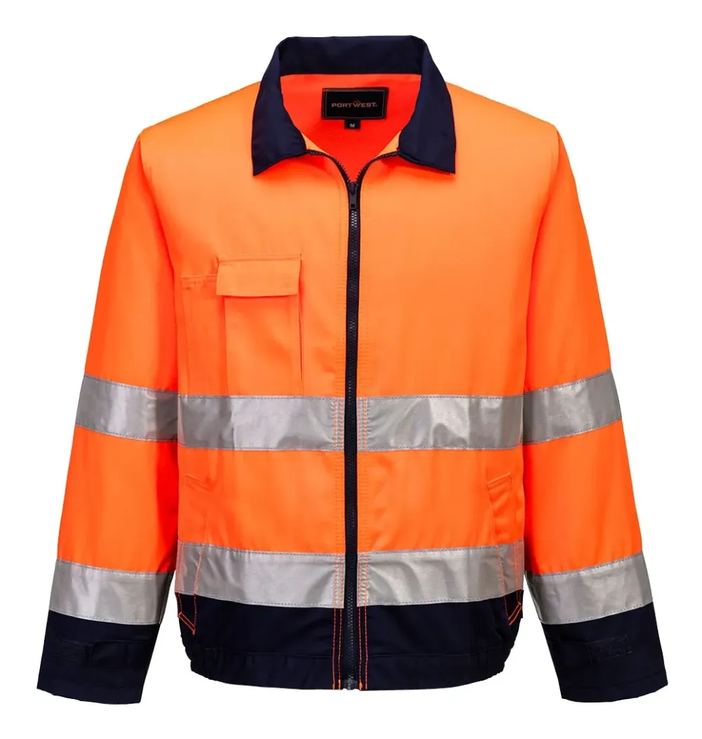 Portwest TX70 Madrid Hi-Vis Jack Oranje/marine voorkant