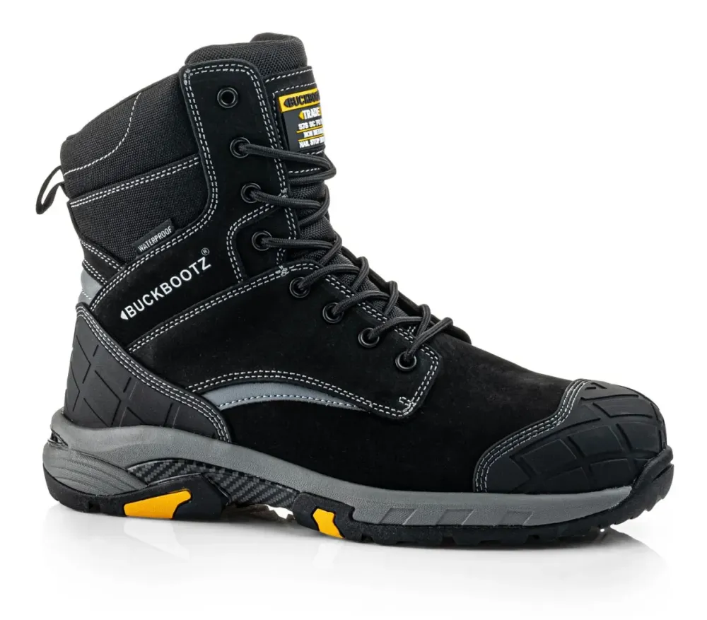 BuckBootz Tradez Blastz Hoog S7S Zwart voorkant
