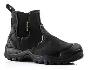 BuckBootz Buckshot Instapper BSH006 S3 Zwart voorkant