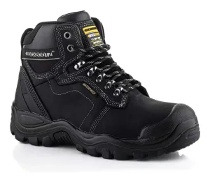 BuckBootz Buckshot Hoog BSH009 S3 Zwart voorkant