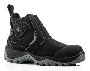 BuckBootz Buckshot Instapper Enkelbescherming BSH014 S3 Zwart voorkant