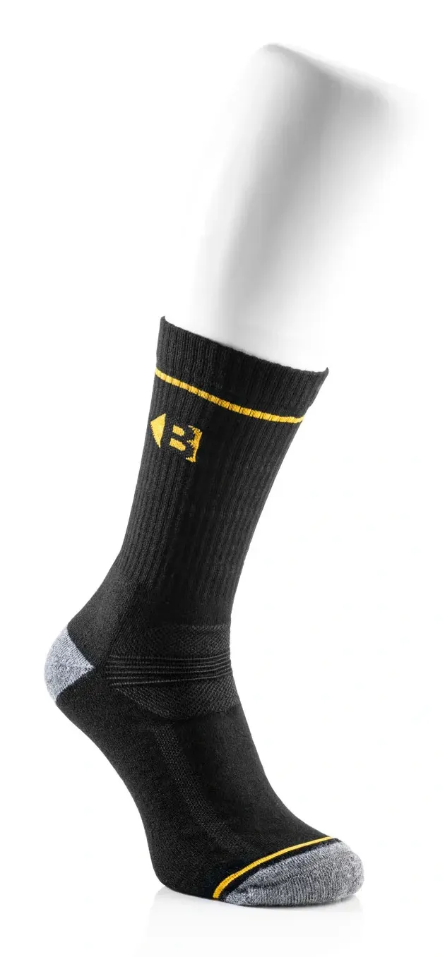 BuckBootz Bucksokz Cool 6-pack Zwart voorkant