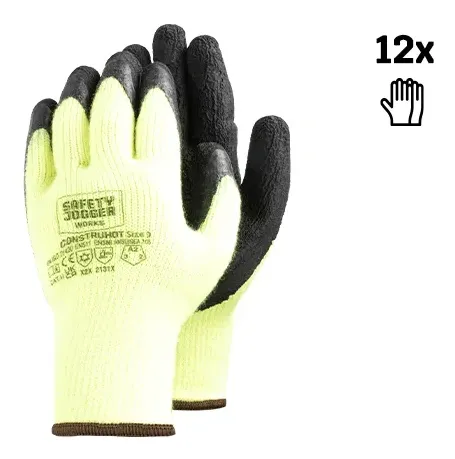 Safety Jogger Construhot (12 paar) Zwart voorkant