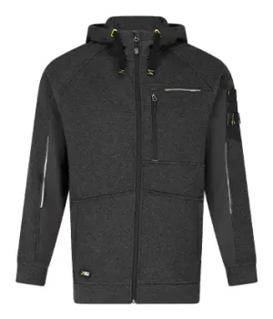 Safety Jogger Deneb Hoodie M Zwart / Donkergrijs voorkant