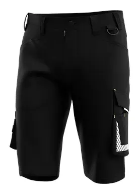 Safety Jogger Deneb Short M Zwart / Zwart voorkant