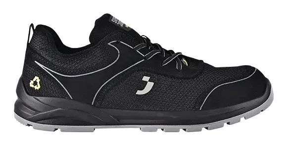 Safety Jogger Ecocador S1P Low Zwart voorkant