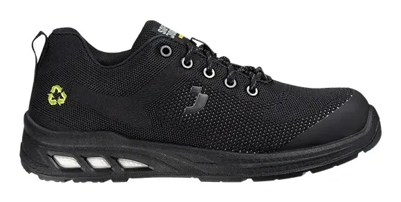 Safety Jogger Ecofitz S1P Low Zwart voorkant