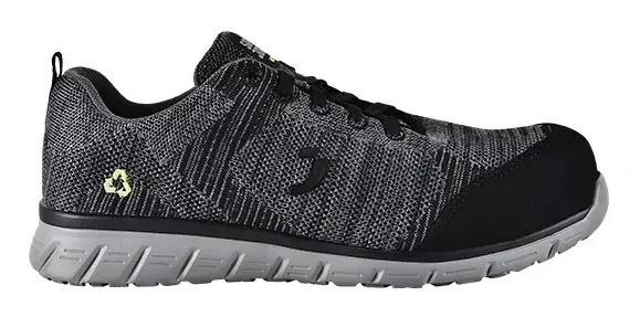 Safety Jogger Ecomorris S1P Low Zwart voorkant