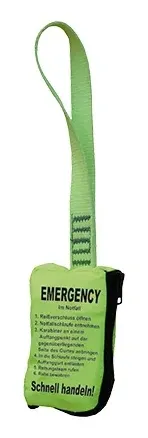Safety Jogger Trauma Strap Geel voorkant