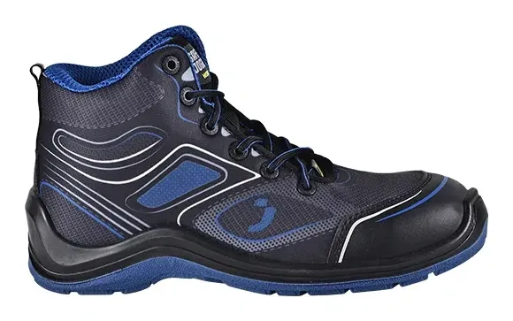 Safety Jogger Flow S1P Mid Blauw voorkant