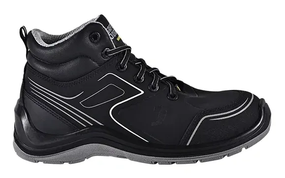 Safety Jogger Flow S3 Mid Zwart voorkant