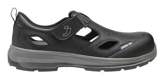 Safety Jogger Flux S1PS Sandal Zwart voorkant