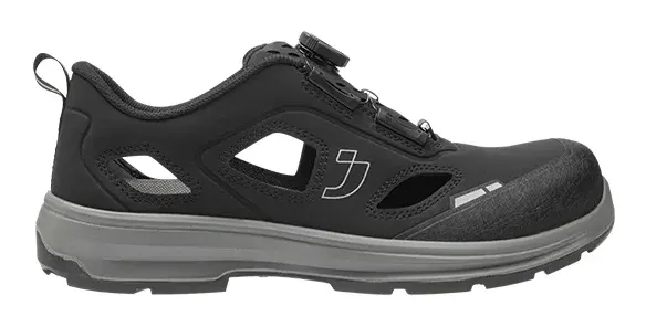 Safety Jogger Flux S1PS Sandal Tls Zwart voorkant