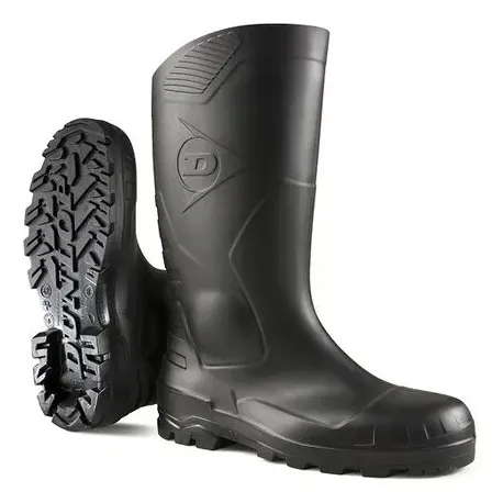 Dunlop H142011 knielaars pvc S5 zwart Zwart voorkant