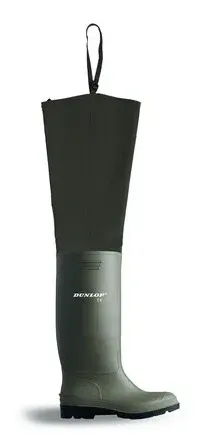 Dunlop 386VP lieslaars groen Groen voorkant