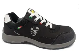 Abarth Basso Zerocento lage veiligheidsschoen S3 Zwart voorkant