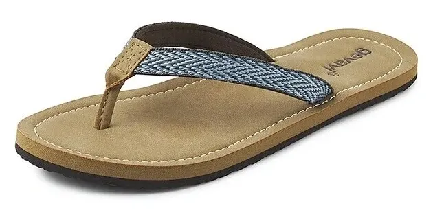Gevavi Bora teenslipper blauw Blauw voorkant