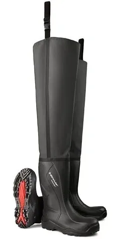 Dunlop C762043.TW lieslaars Purofort S5 Zwart voorkant