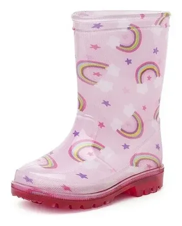 Gevavi Cato meisjeslaars pvc led roze Roze voorkant