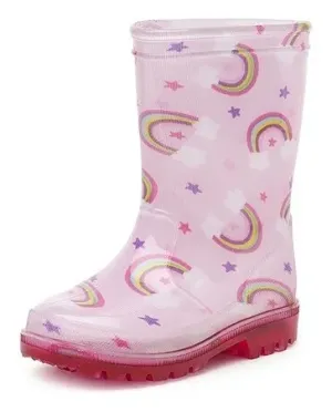 Gevavi Cato meisjeslaars pvc led roze Roze voorkant