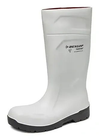 Dunlop CB71431 Purofort knielaars S4 wit Wit voorkant