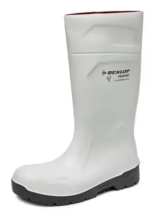 Dunlop CB71431 Purofort knielaars S4 wit Wit voorkant