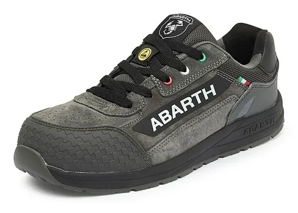 Abarth Challenge lage veiligheidssneaker S3S ESD Grijs voorkant