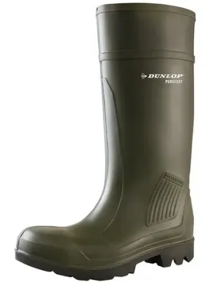 Dunlop D460933 Purofort knielaars groen Groen voorkant
