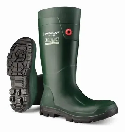 Dunlop FG60E33 Fieldpro purofort onbeveiligd groen Groen voorkant