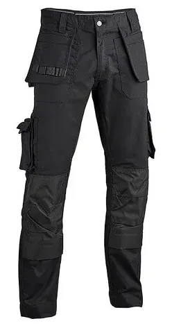 Gevavi GW05 multipocketbroek zwart Zwart voorkant