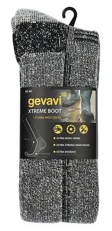 Gevavi GW55 Xtreme boot sok 1 paar/bundel grijs Grijs voorkant