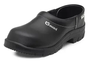 Gevavi Kraftic gesloten flex schoenklomp PU zwart Zwart voorkant