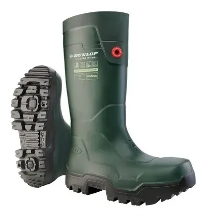Dunlop LP8KL01 Fieldpro Thermo+ knielaars S5L groen Groen voorkant