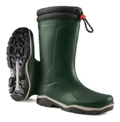 Dunlop MU0K45 Blizzard gevoerde laars pvc Groen voorkant