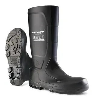 Dunlop NA2HD01 Acifort JobGUARD knielaars S5 zwart Zwart voorkant