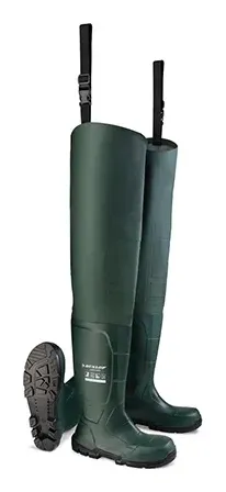 Dunlop NA2KL.TW Jobguard lieslaars PVC S5 Groen voorkant