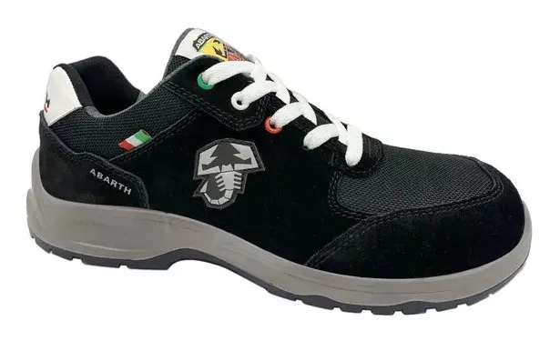 Abarth Partenza Zerocento lage veiligheidsschoen S3 Zwart voorkant