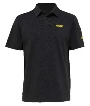 Dewalt Jackson Polo Zwart voorkant