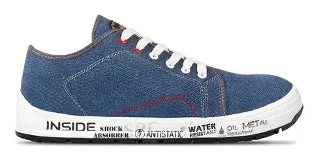 Exena Sepang 18 lage veiligheidsschoen S1P blauw Blauw voorkant