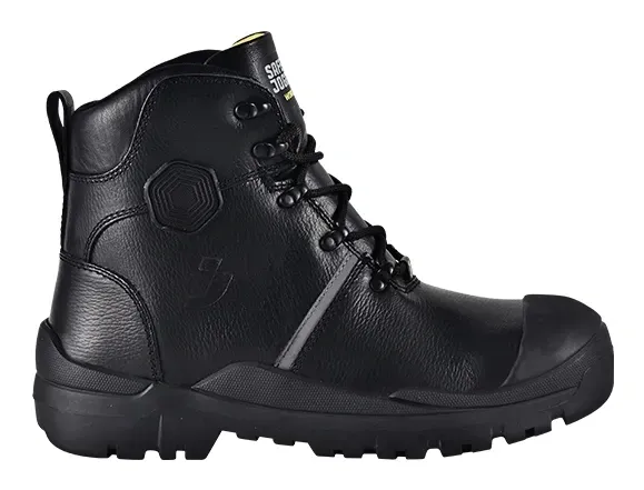 Safety Jogger Hekla S3 Mid Zwart voorkant
