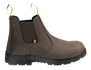 Safety Jogger Jackman Donkerbruin voorkant