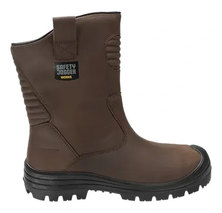 Safety Jogger Mayon S3S Winter Donkerbruin voorkant