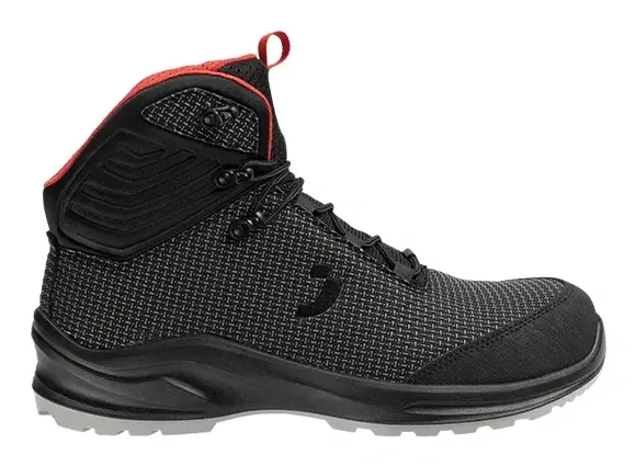 Safety Jogger Modulo Armor S3S Mid Zwart voorkant